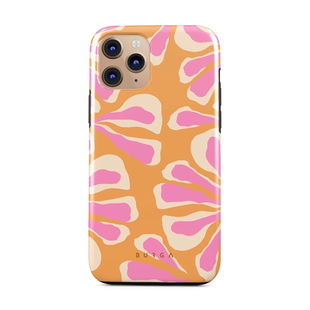 Burga Aloha Pink and Orange Floral Tough Cade for iPhone 11 Pro Max